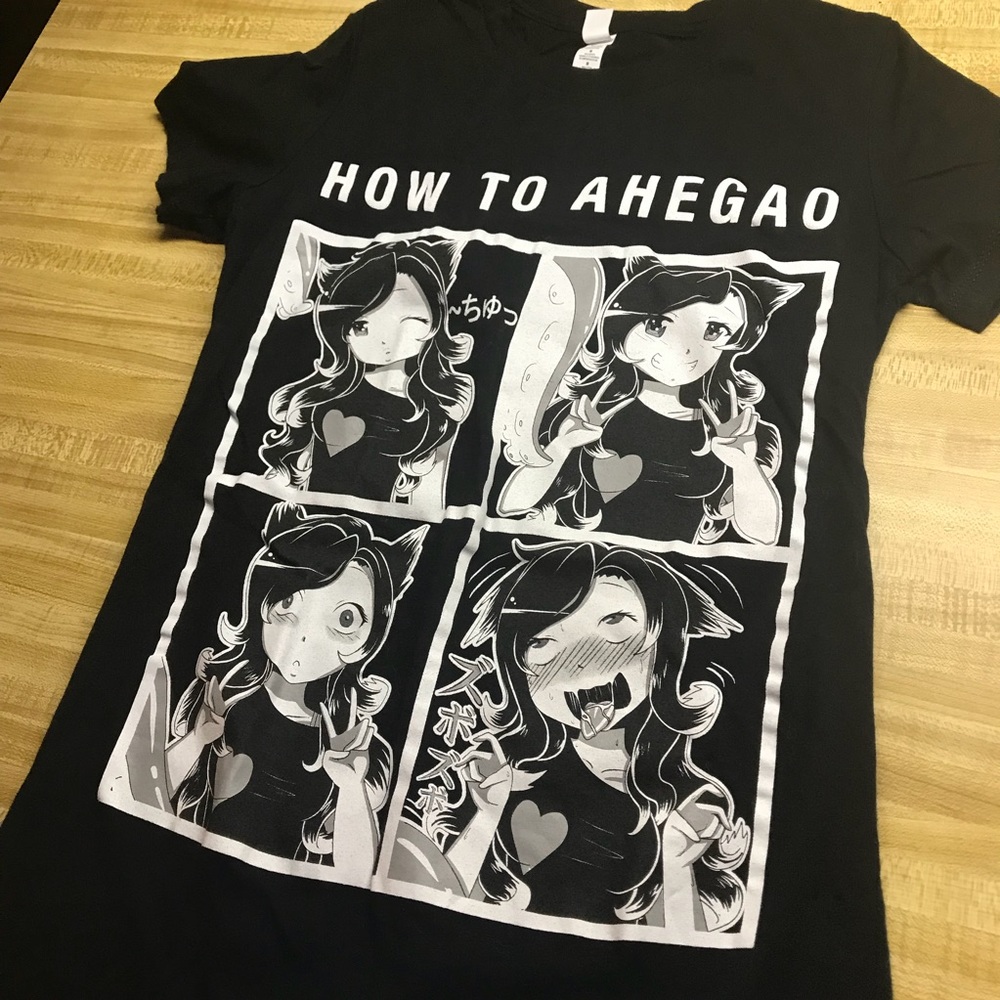 ‘How To Ahegao’ Anime T-Shirt